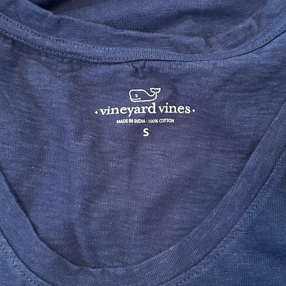 Vineyard Vines Navy Blue Tank Top Size Small - Picture 3 of 4